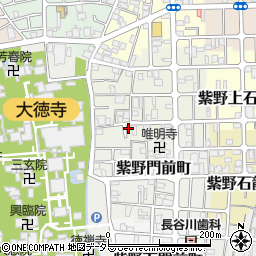 京都府京都市北区紫野上門前町7周辺の地図