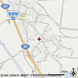 滋賀県蒲生郡日野町安部居636周辺の地図