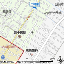 滋賀県守山市二町町30-29周辺の地図