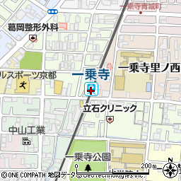 一乗寺駅周辺の地図