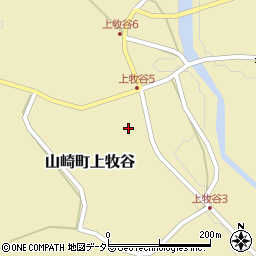 兵庫県宍粟市山崎町上牧谷488周辺の地図