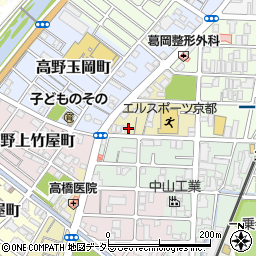 ブーブーパークエル・スポーツ京都第２駐車場周辺の地図