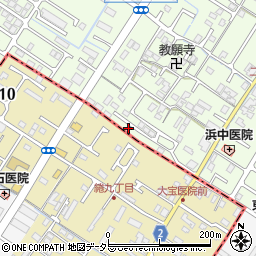 滋賀県守山市二町町185-15周辺の地図