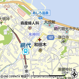 熱海和田木郵便局 ＡＴＭ周辺の地図