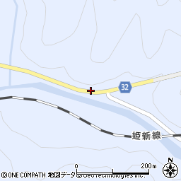 岡山県真庭市月田本223周辺の地図