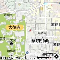 京都府京都市北区紫野上門前町12周辺の地図