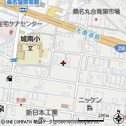 三重県桑名市和泉320-4周辺の地図