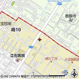 しゃぶ葉滋賀栗東店周辺の地図