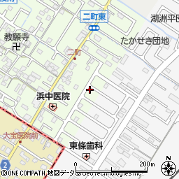 滋賀県守山市二町町30-24周辺の地図