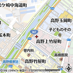 京都府京都市左京区高野上竹屋町10-66周辺の地図