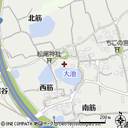 京都府亀岡市千代川町湯井西筋10周辺の地図