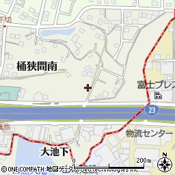 愛知県名古屋市緑区桶狭間南651周辺の地図