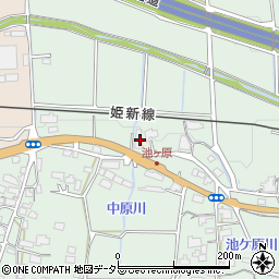 岡山県津山市池ケ原31周辺の地図