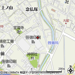 愛知県豊明市栄町（大脇）周辺の地図