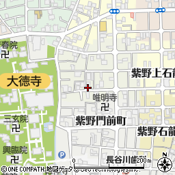 京都府京都市北区紫野上門前町15-1周辺の地図