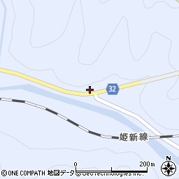 岡山県真庭市月田本220周辺の地図