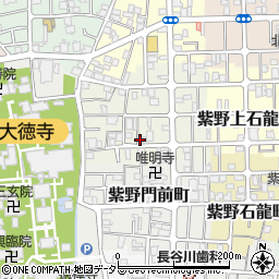 京都府京都市北区紫野上門前町17周辺の地図