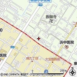 滋賀県守山市二町町185-9周辺の地図
