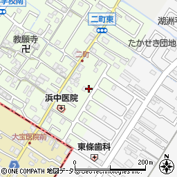 滋賀県守山市二町町30-95周辺の地図