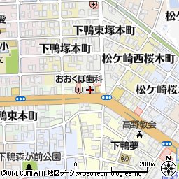 京都下鴨高木郵便局 ＡＴＭ周辺の地図