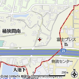 愛知県名古屋市緑区桶狭間南1420周辺の地図