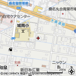 三重県桑名市和泉324周辺の地図