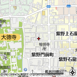 京都府京都市北区紫野上門前町16-8周辺の地図