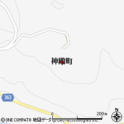 愛知県豊田市神殿町周辺の地図