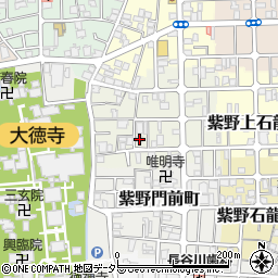 京都府京都市北区紫野上門前町15周辺の地図