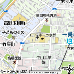 京都府京都市左京区一乗寺高槻町15周辺の地図