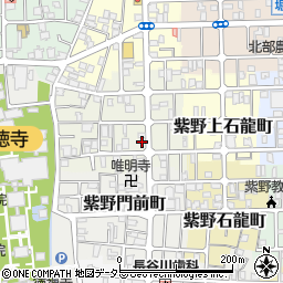 京都府京都市北区紫野上門前町21周辺の地図