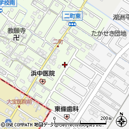 滋賀県守山市二町町30-96周辺の地図