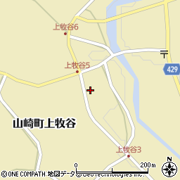 兵庫県宍粟市山崎町上牧谷459周辺の地図