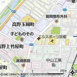 京都府京都市左京区一乗寺高槻町28周辺の地図