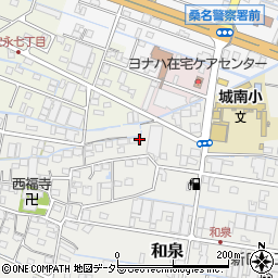 三重県桑名市和泉192周辺の地図