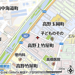 京都府京都市左京区高野上竹屋町10-24周辺の地図