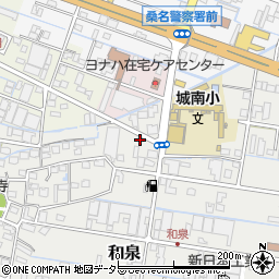 三重県桑名市和泉225周辺の地図