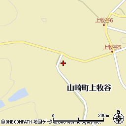 兵庫県宍粟市山崎町上牧谷545周辺の地図