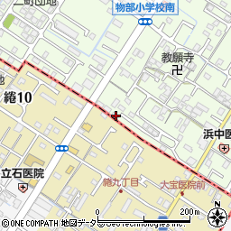 滋賀県守山市二町町187-2周辺の地図