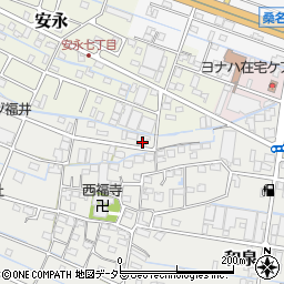 三重県桑名市和泉204周辺の地図