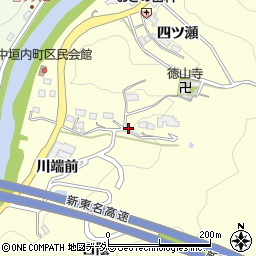 愛知県豊田市中垣内町西ノ平周辺の地図