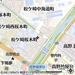 京都府京都市左京区松ケ崎東桜木町20周辺の地図