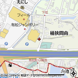 愛知県名古屋市緑区桶狭間南207周辺の地図