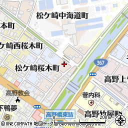 京都府京都市左京区松ケ崎東桜木町19周辺の地図