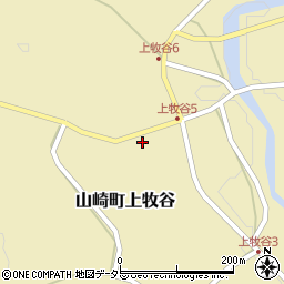 兵庫県宍粟市山崎町上牧谷552周辺の地図