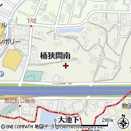 愛知県名古屋市緑区桶狭間南周辺の地図