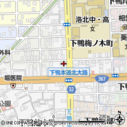 京都洛北高校前郵便局周辺の地図