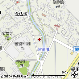 愛知県豊明市栄町大脇32-1周辺の地図