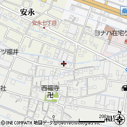 三重県桑名市和泉203-1周辺の地図