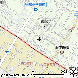 滋賀県守山市二町町179-3周辺の地図
